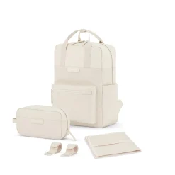 Bergen Pro Diaper Backpack Set Sandstone