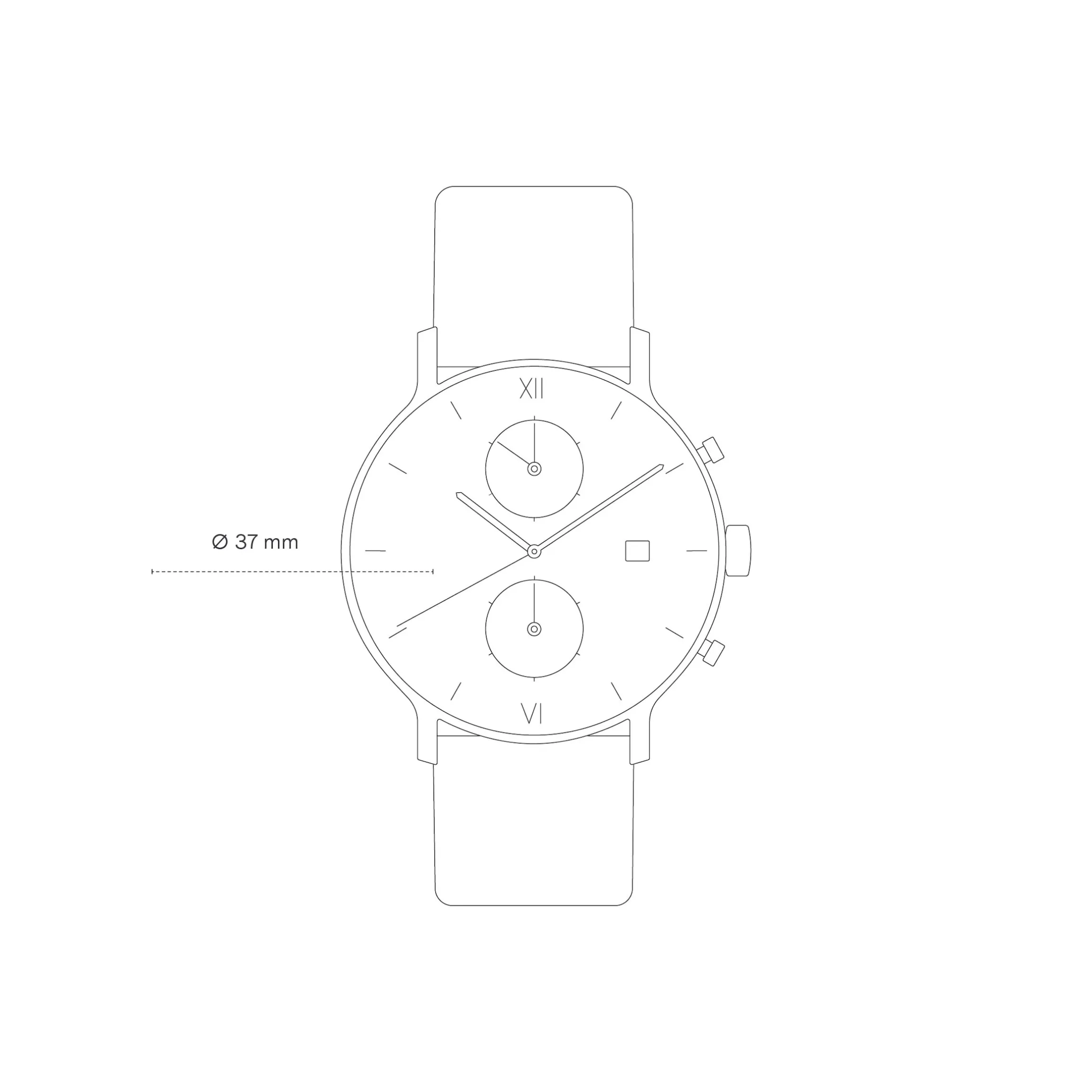 Chrono Small Gold Bicolor Steel