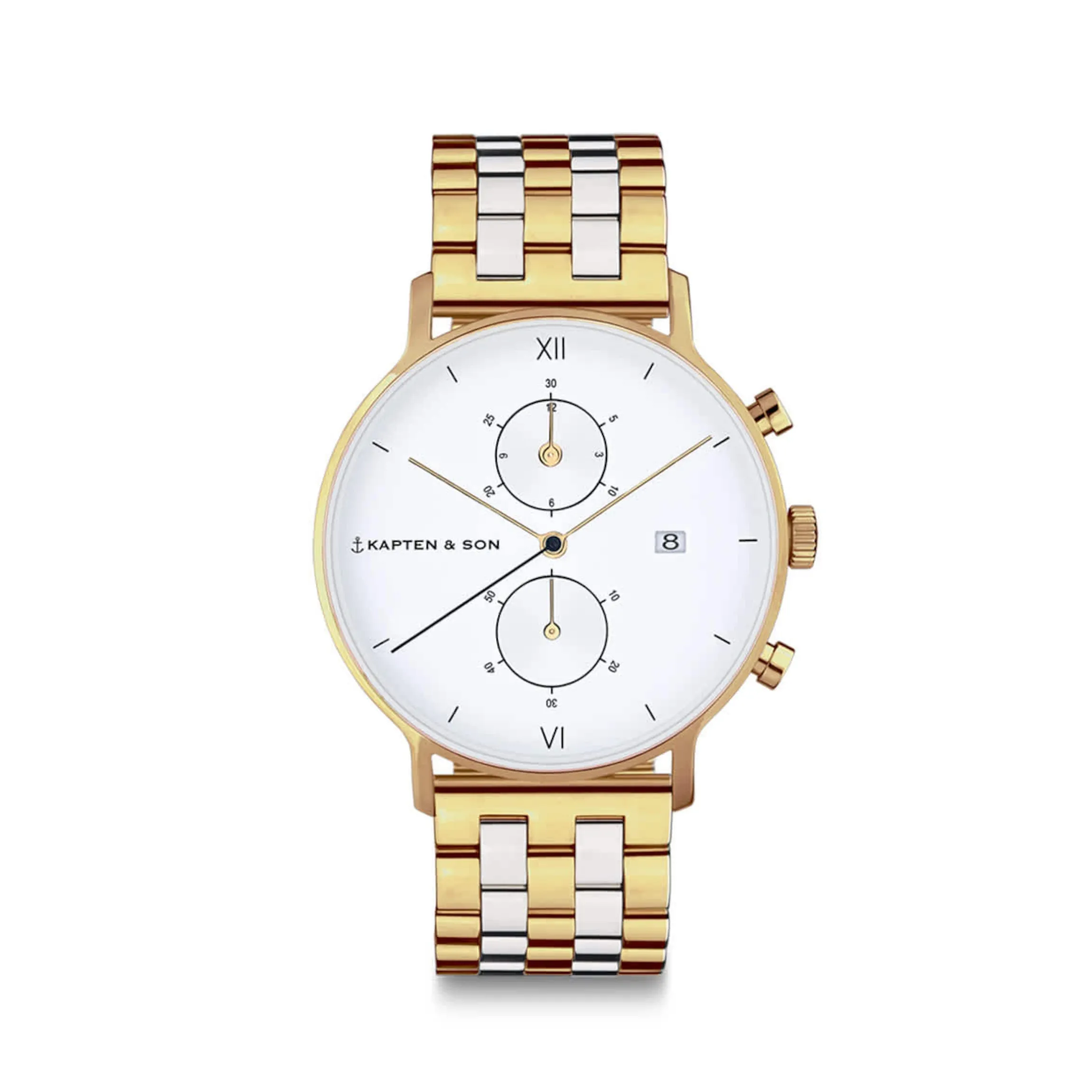 Chrono Small Gold Bicolor Steel