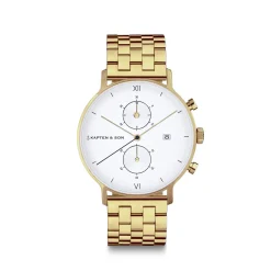 Chrono Small Gold Steel