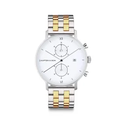Chrono Small Silver Bicolor Steel