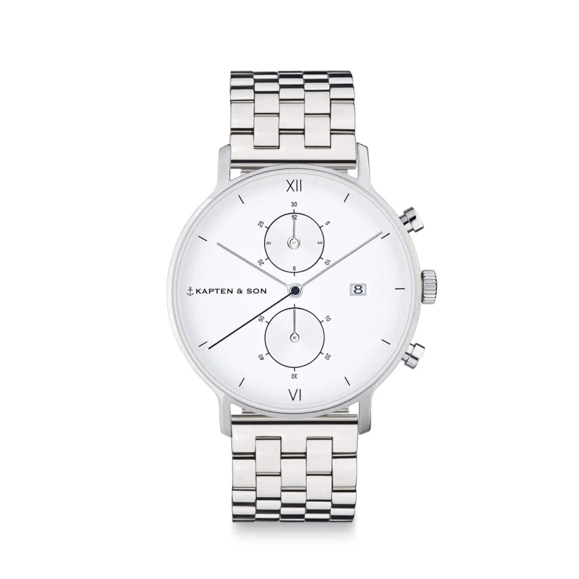 Chrono Small Silver Steel