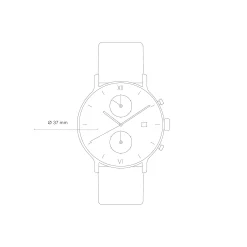 Chrono Small Silver Steel