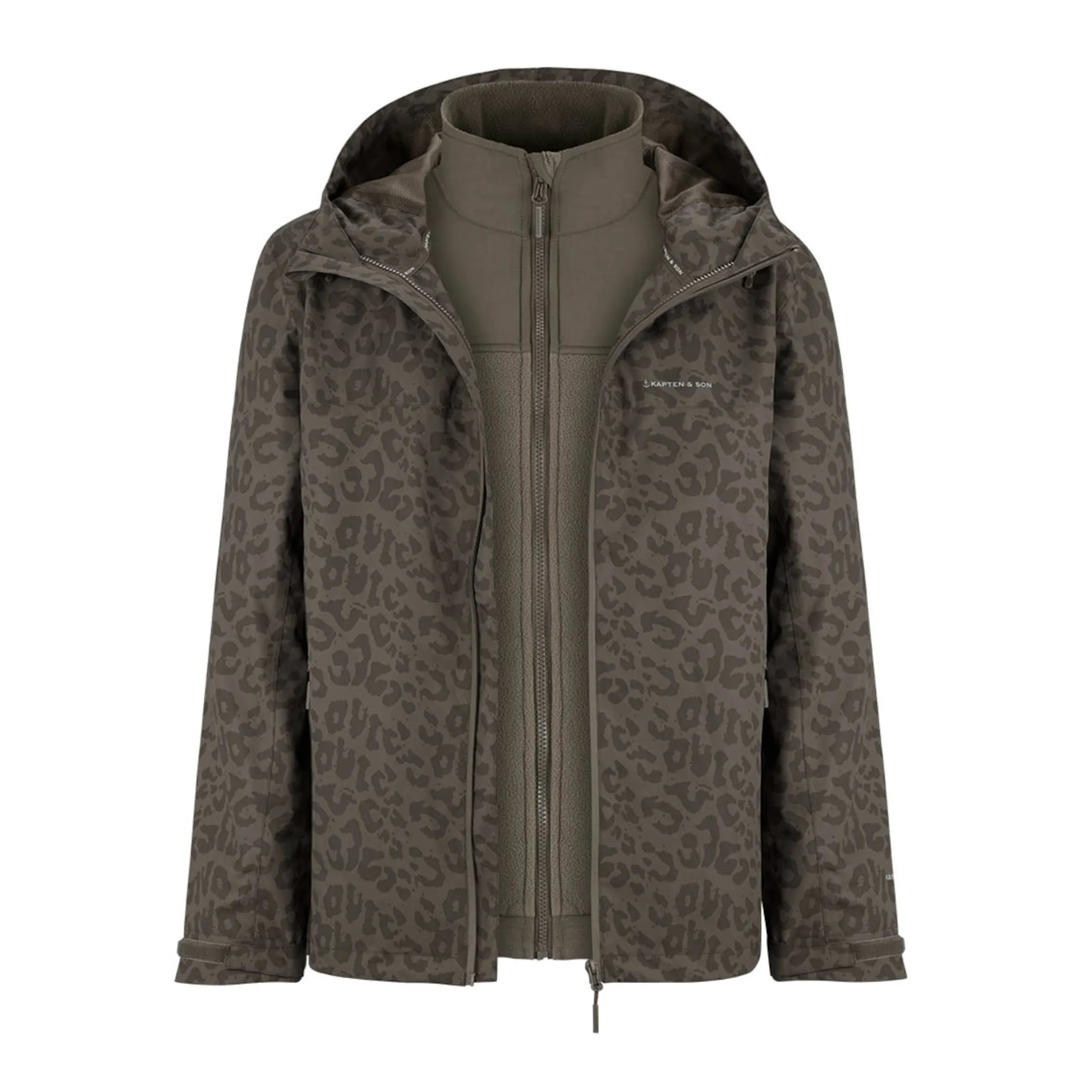 Everyday 3in1 Rain Jacket Leo Dark Brown