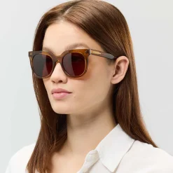 Florence Transparent Caramel Brown