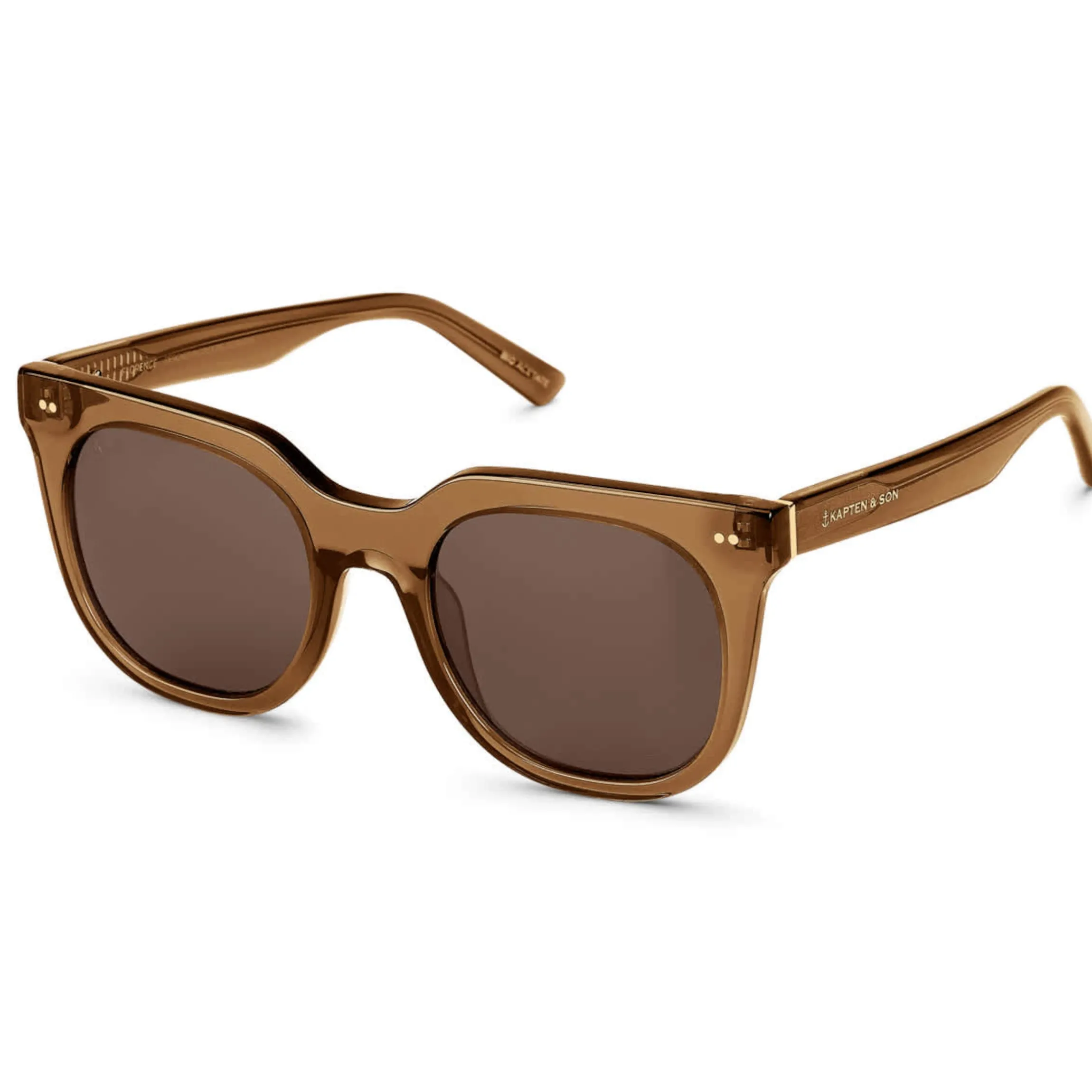 Florence Transparent Caramel Brown