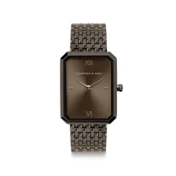 Grace Brown Woven Steel