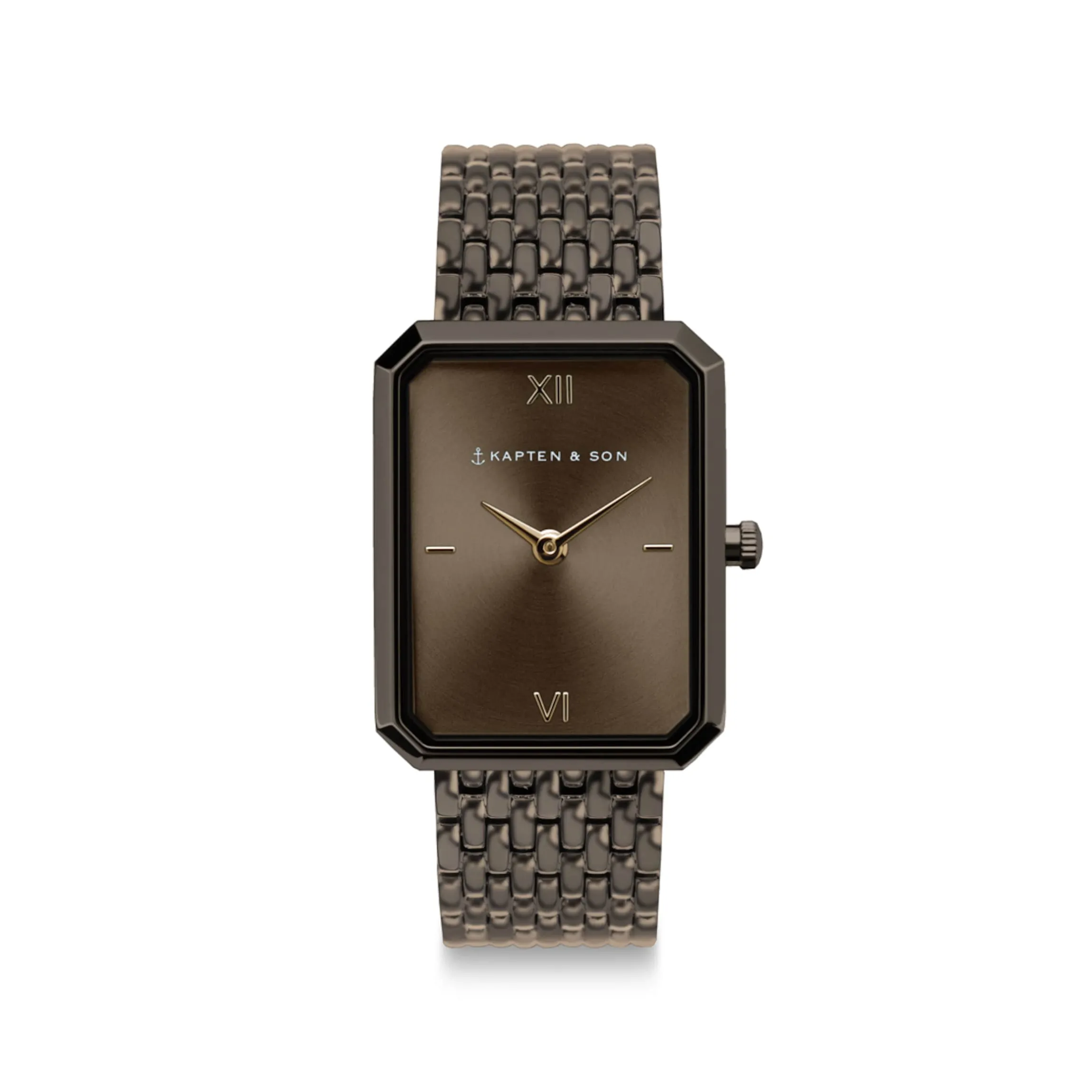 Grace Brown Woven Steel