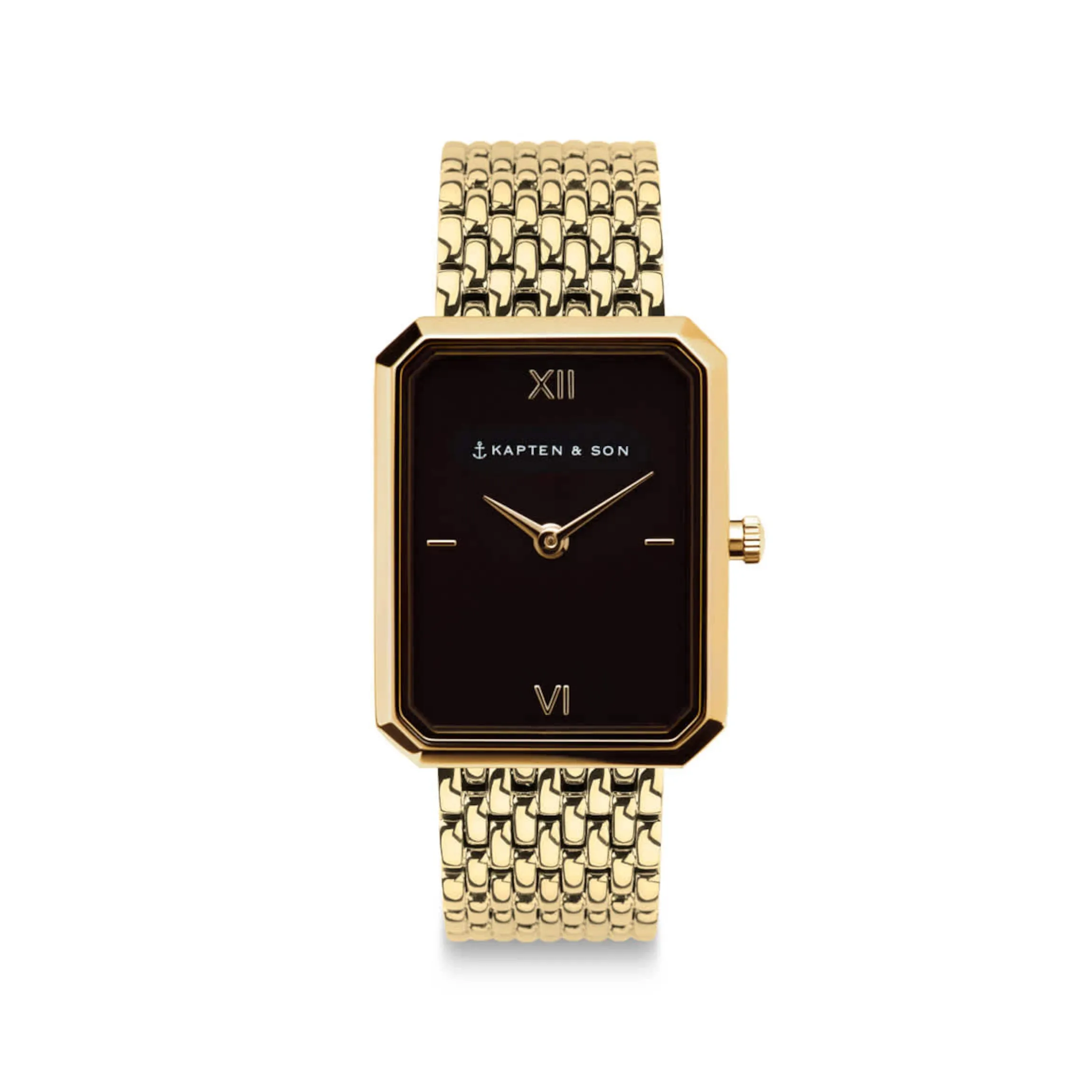 Grace Gold Black Woven Steel