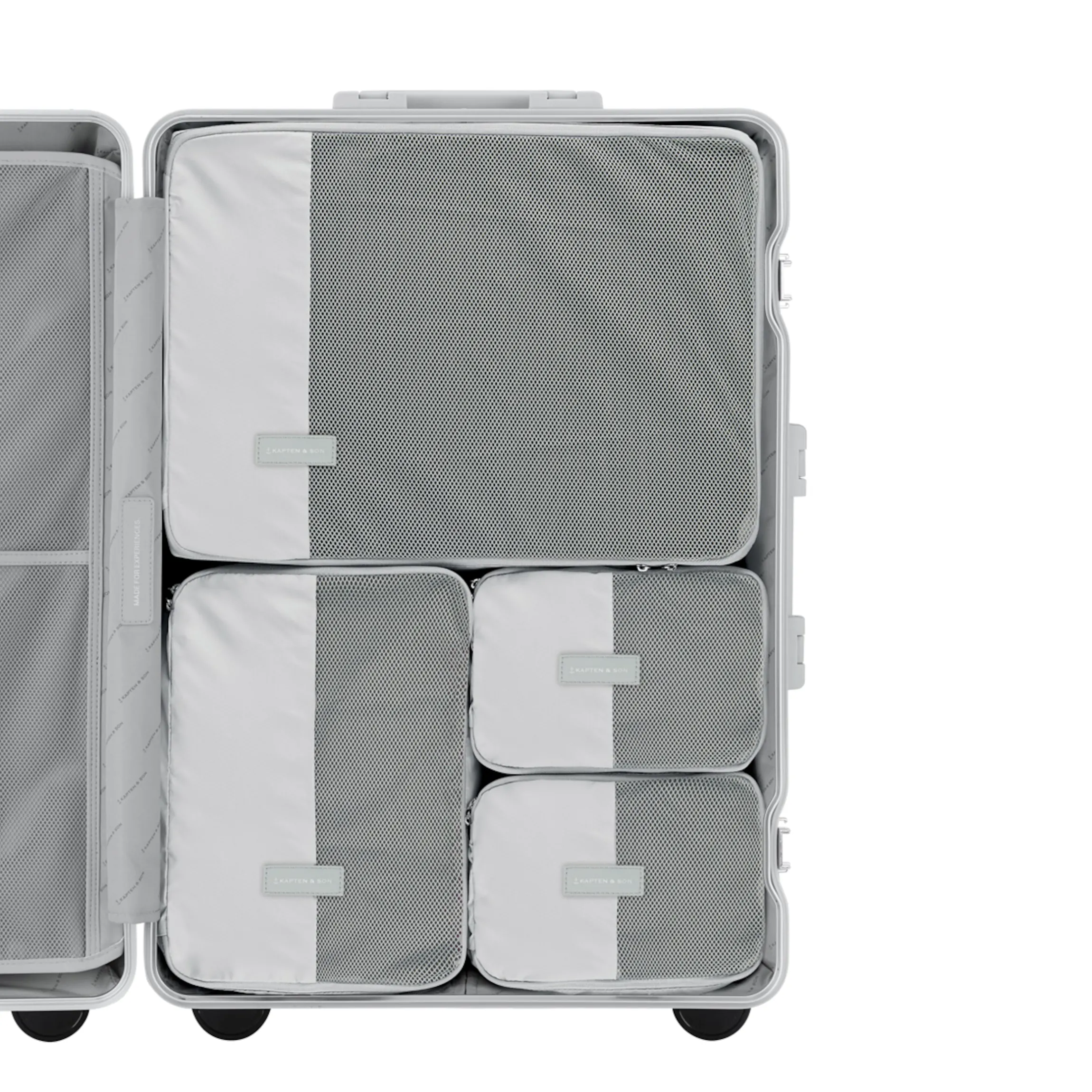 Heathrow Aluminium Check In Silver