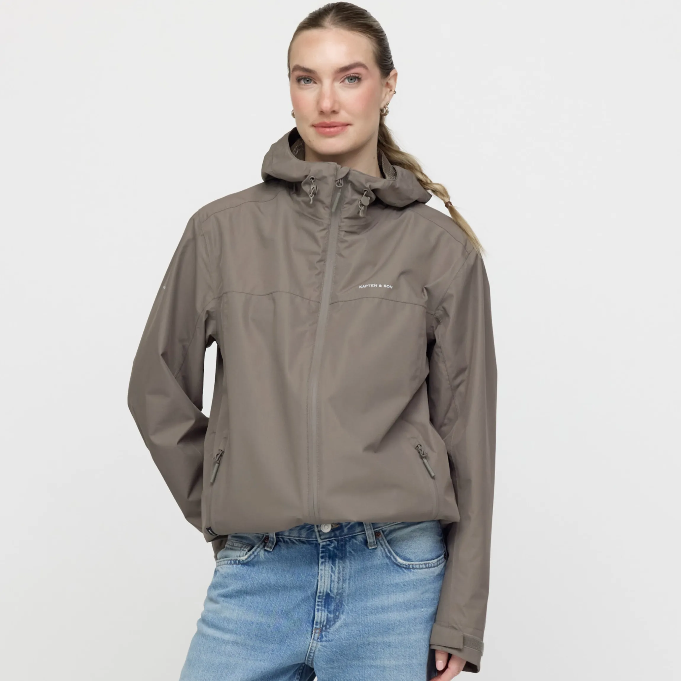 Heavy Rain Jacket Taupe