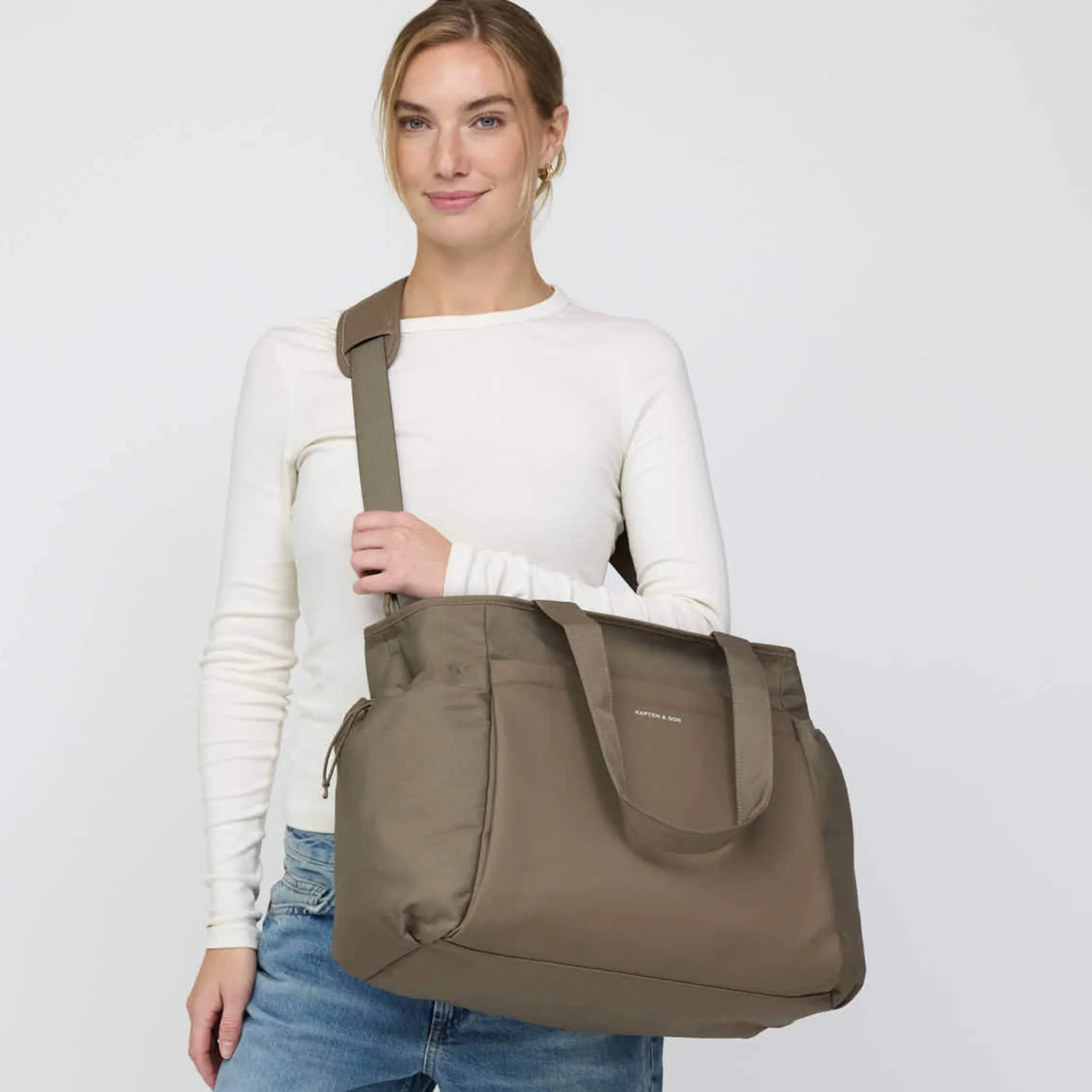 Hellvi Pro Large Diaper Bag Set Walnut