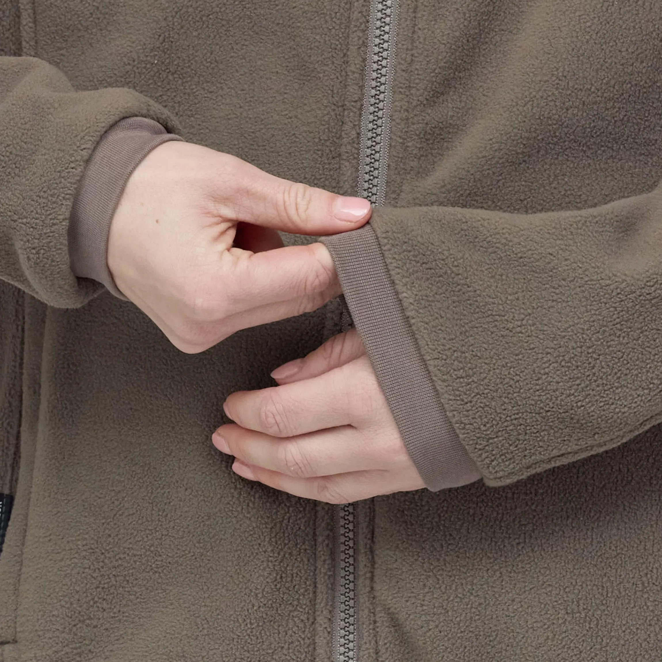 Light Fleece Jacket Taupe