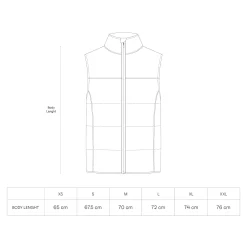 Light Puffer Vest All Black