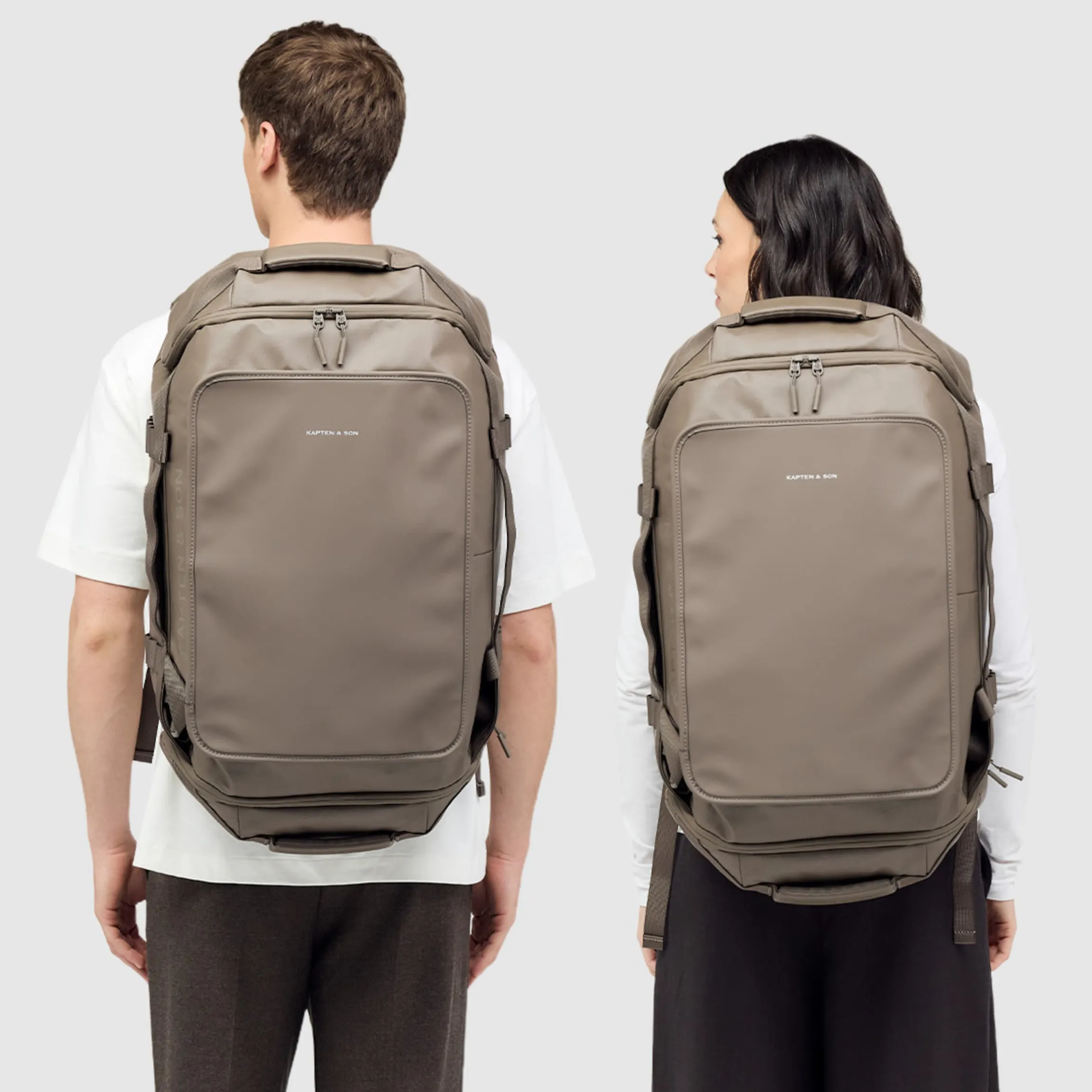Lisbon Duffle Backpack Large Walnut