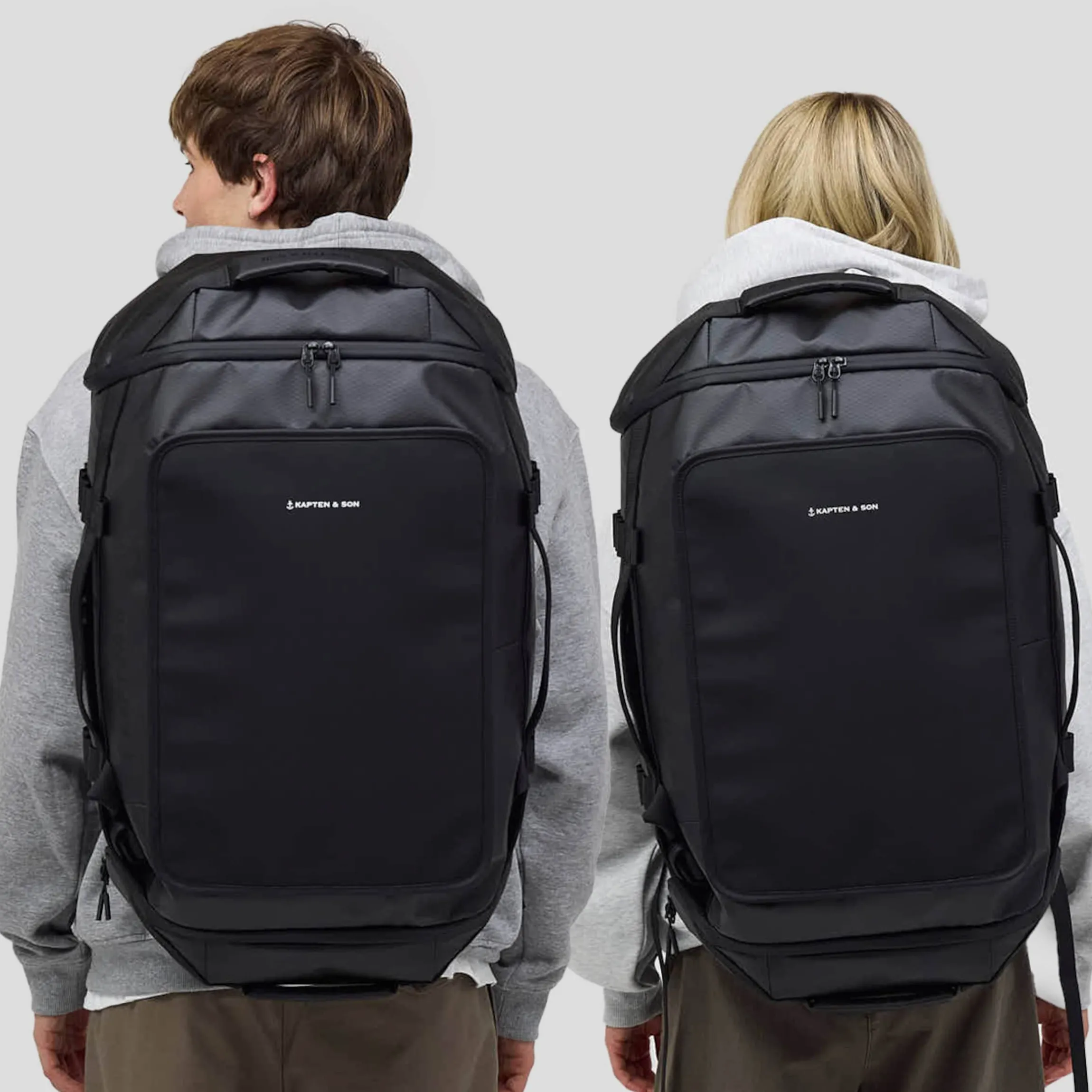 Lisbon Duffle Backpack Large All Black