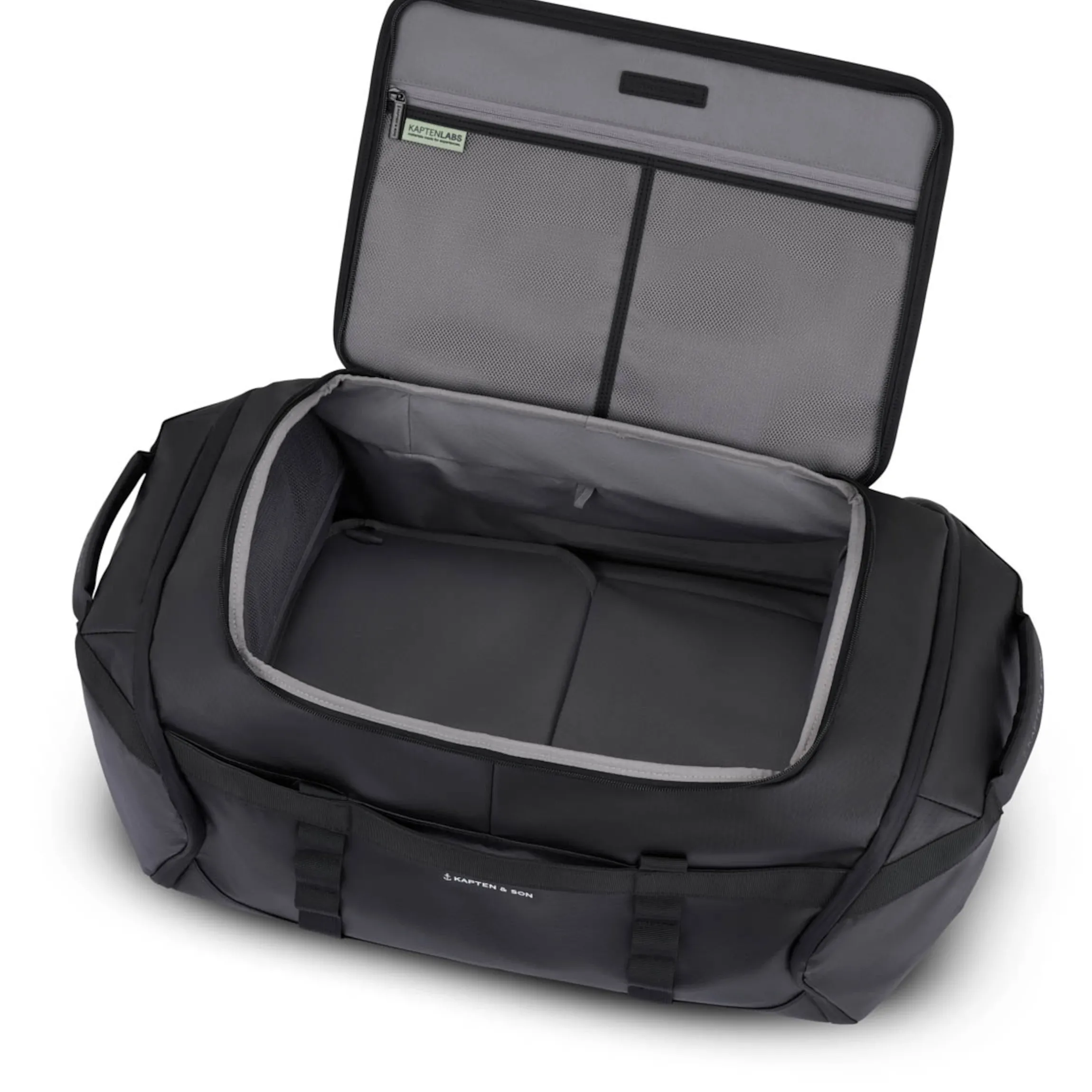 Lisbon Duffle Backpack Large All Black