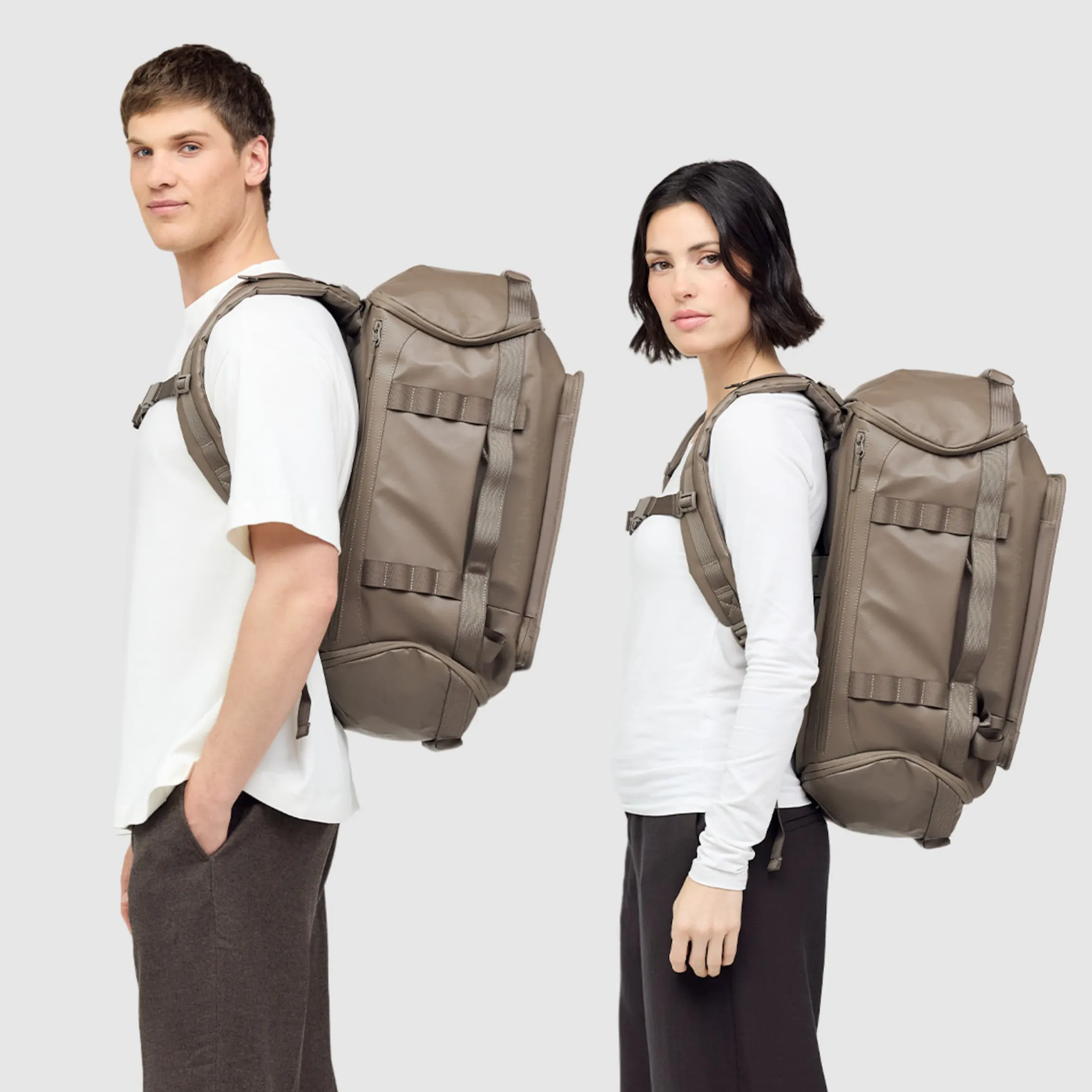 Lisbon Duffle Backpack Medium Walnut