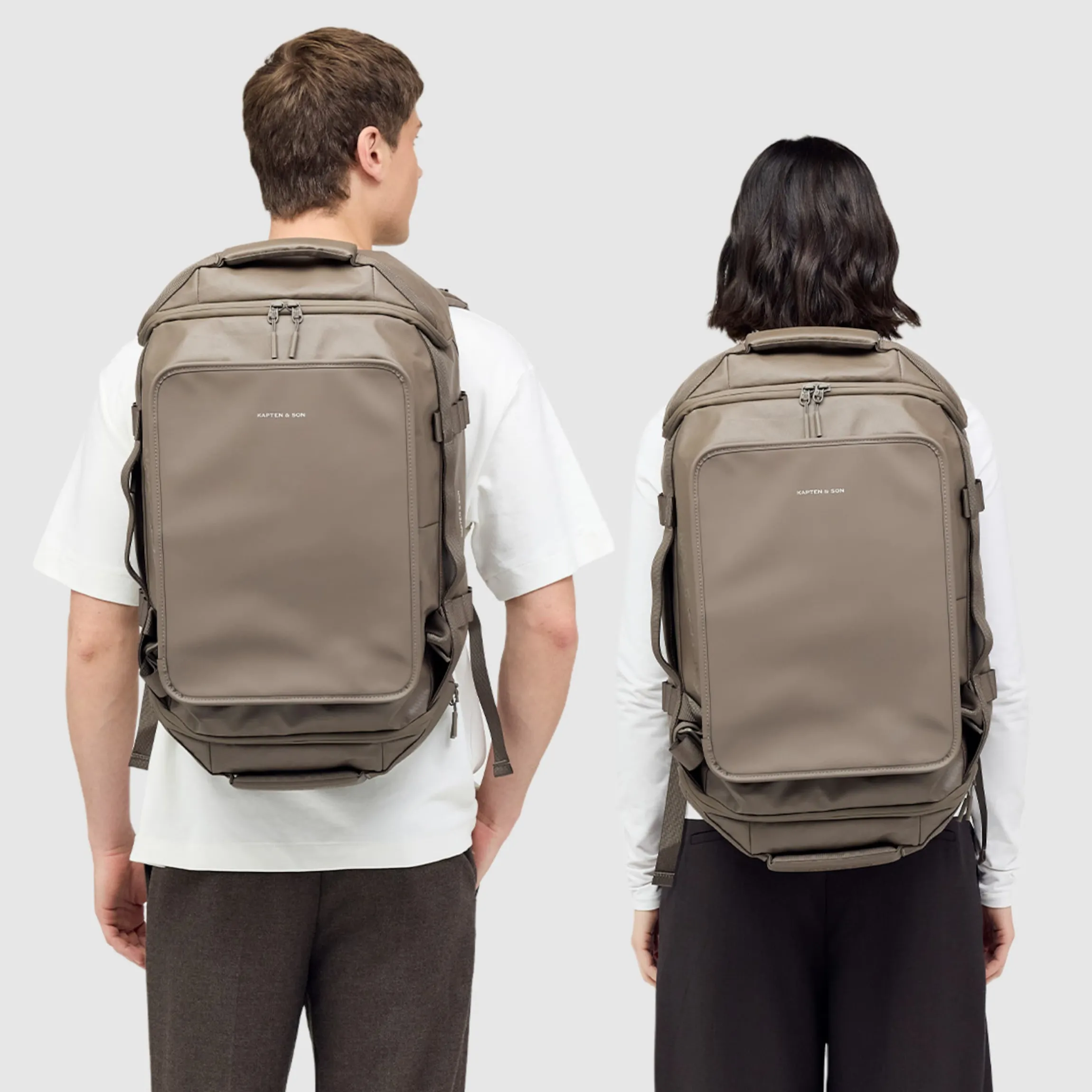 Lisbon Duffle Backpack Medium Walnut