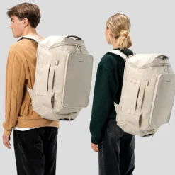 Lisbon Duffle Backpack Medium Sandstone