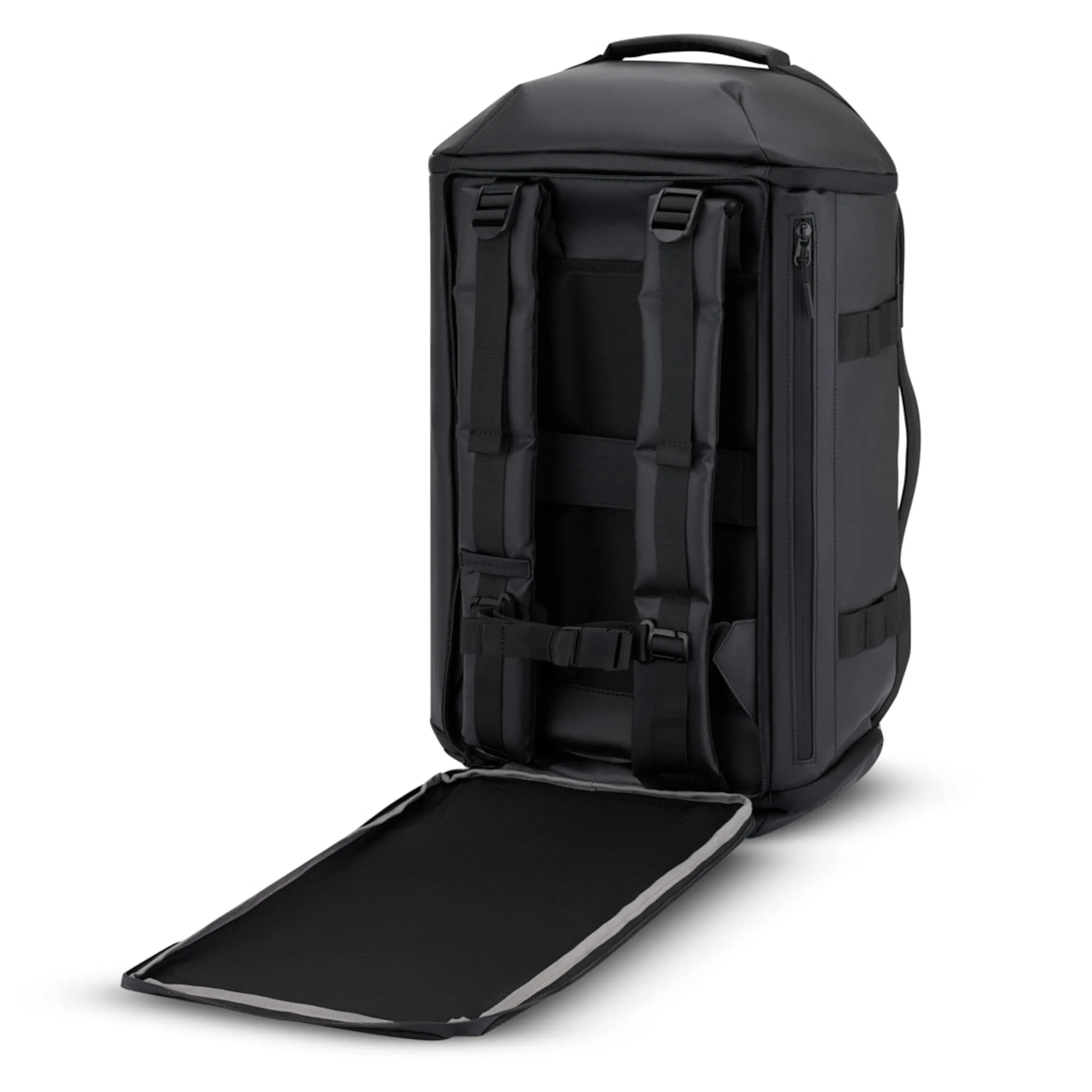 Lisbon Duffle Backpack Small All Black