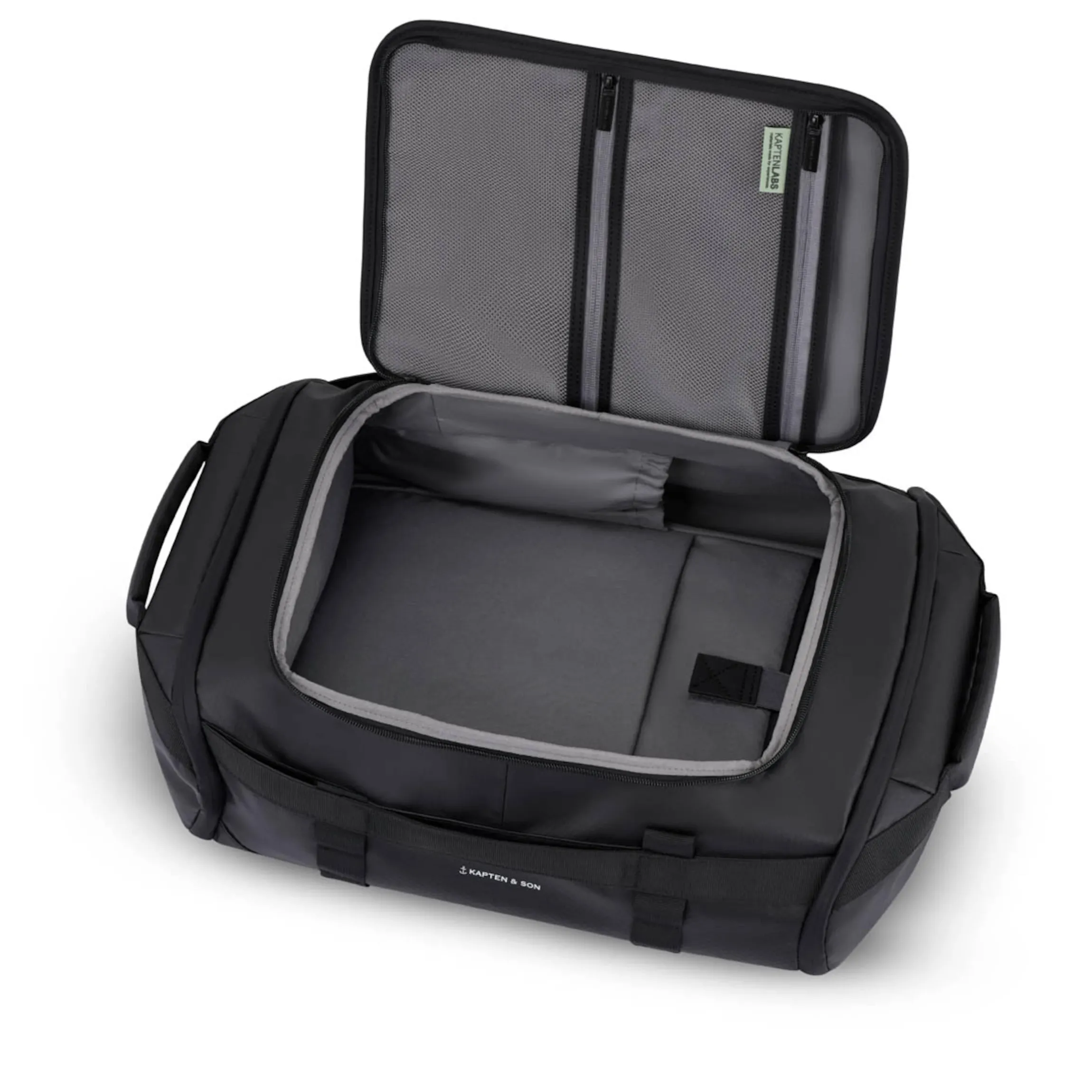 Lisbon Duffle Backpack Small All Black