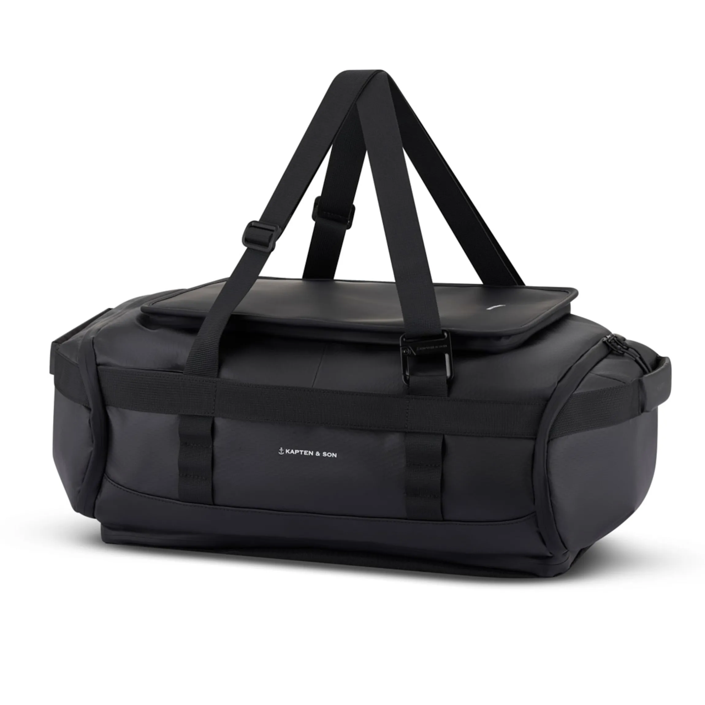 Lisbon Duffle Backpack Small All Black