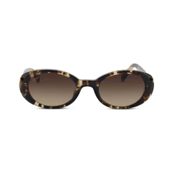 Milan Crystal Tortoise Brown