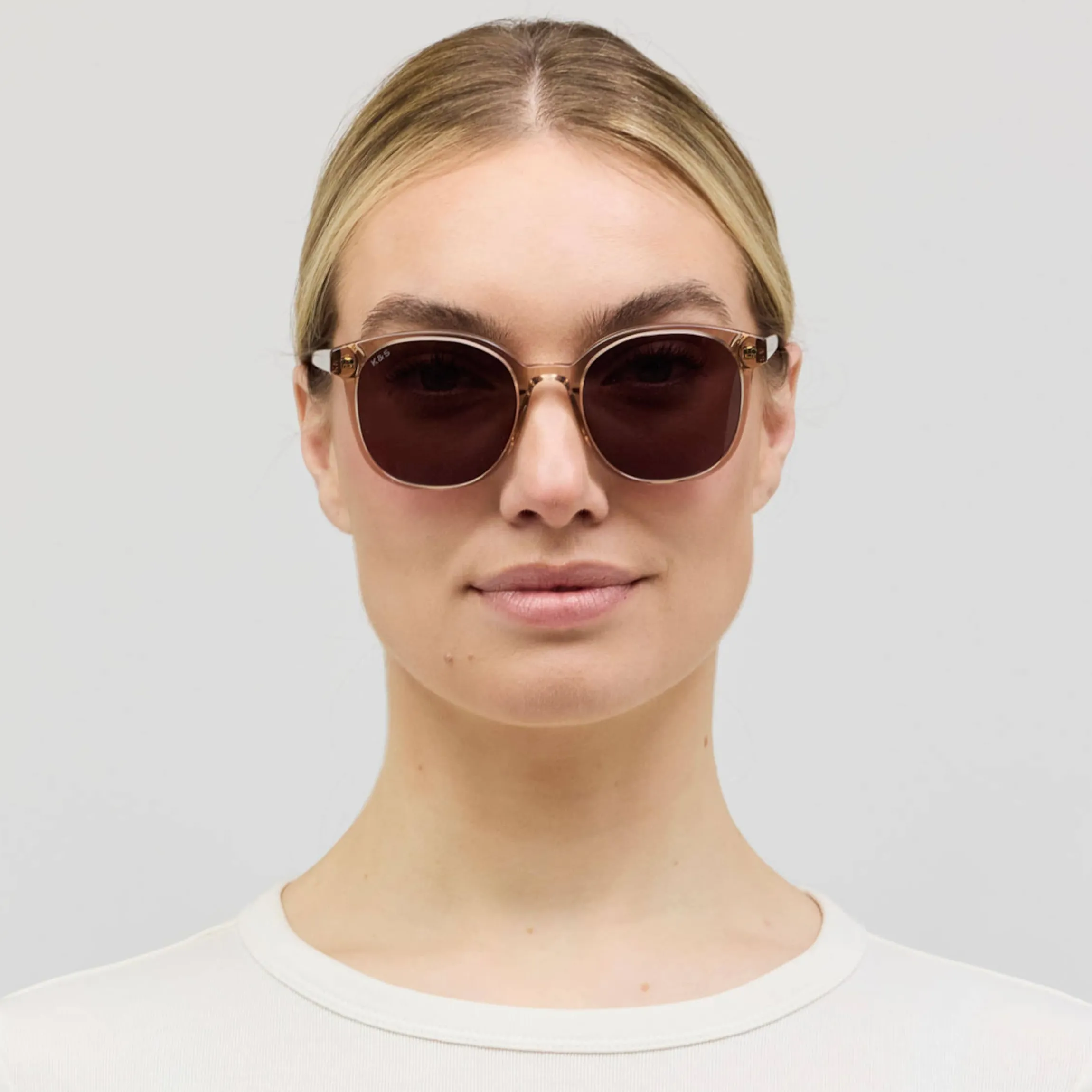 Nairobi Small Transparent Hazel Brown