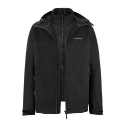 Puffer 3in1 Rain Jacket All Black