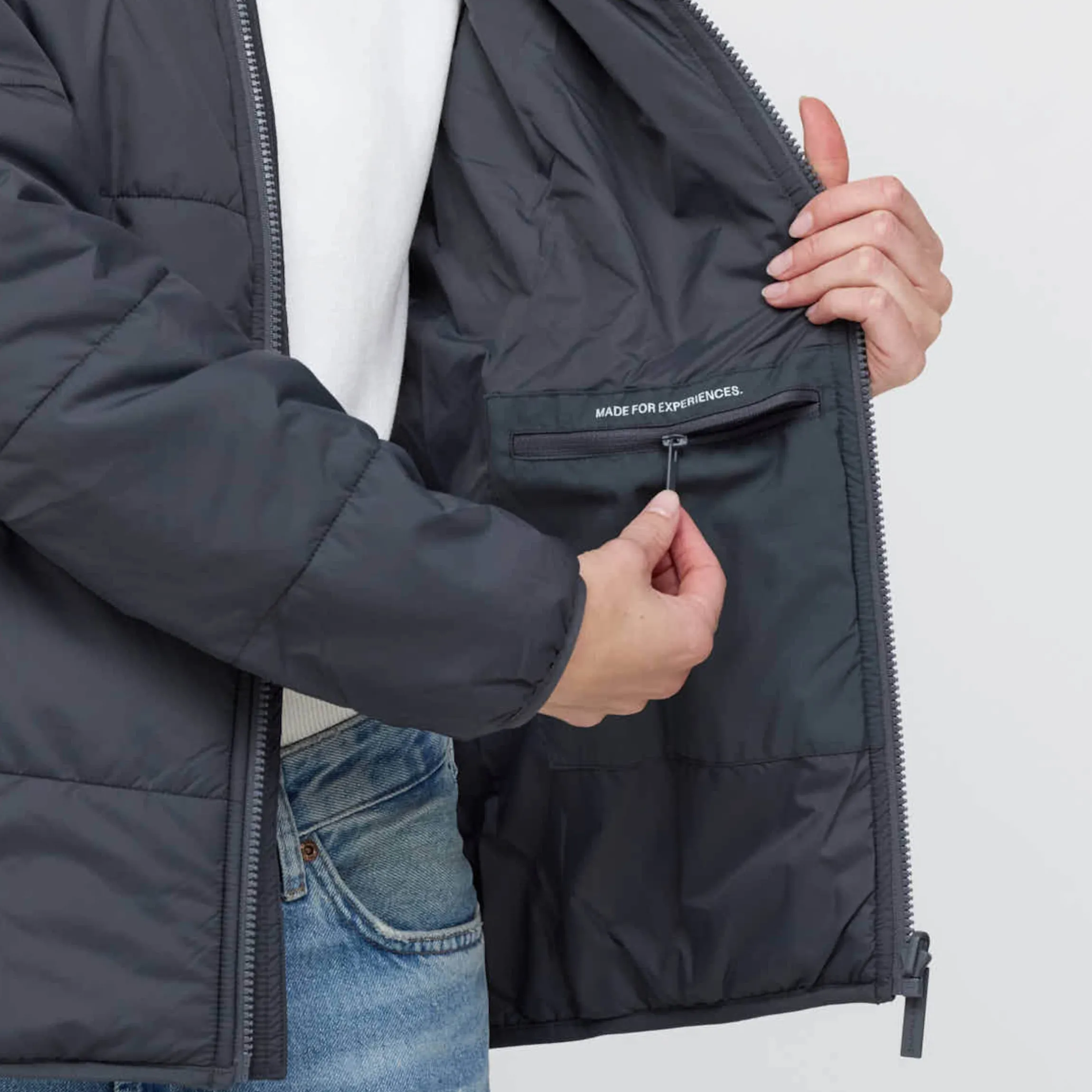 Puffer 3in1 Rain Jacket Leo Dark Grey
