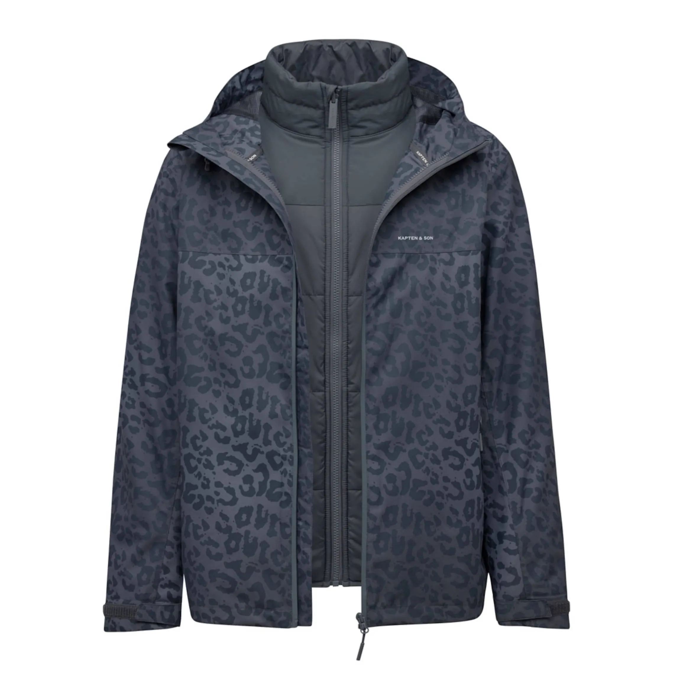 Puffer 3in1 Rain Jacket Leo Dark Grey