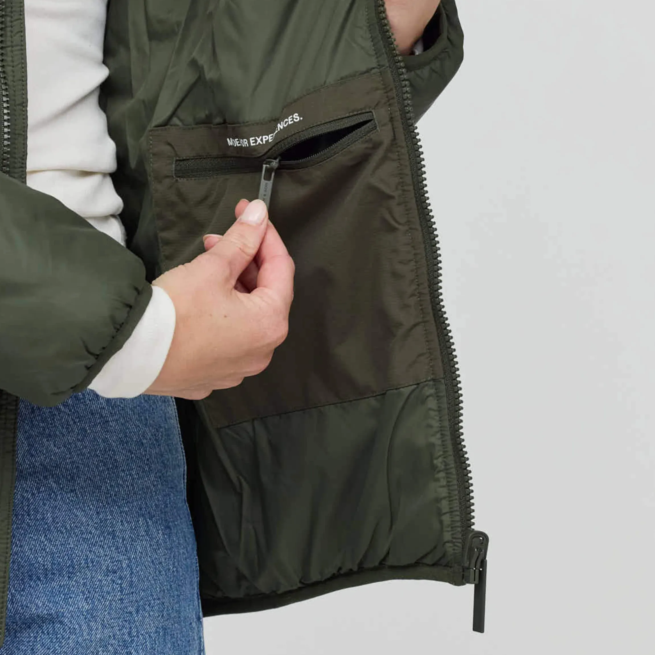 Puffer 3in1 Rain Jacket Olive