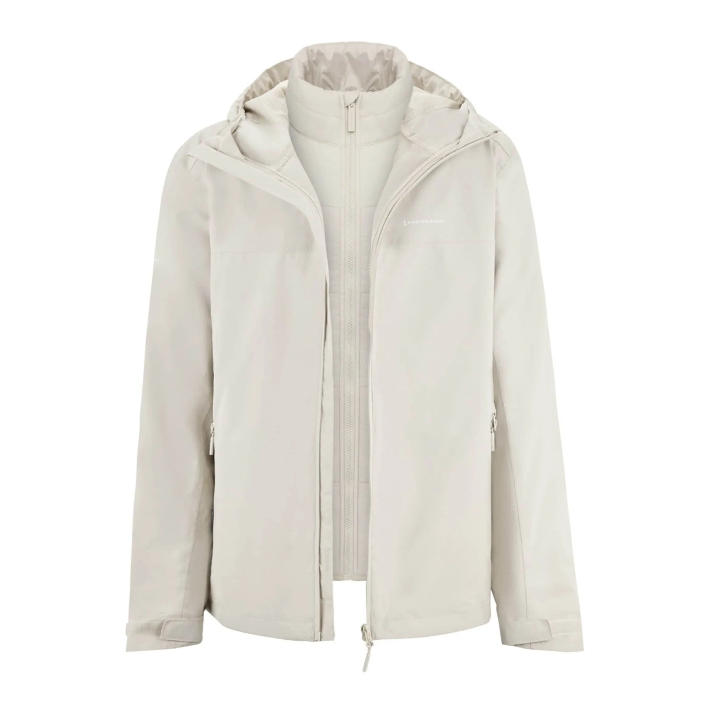 Puffer 3in1 Rain Jacket Sandstone