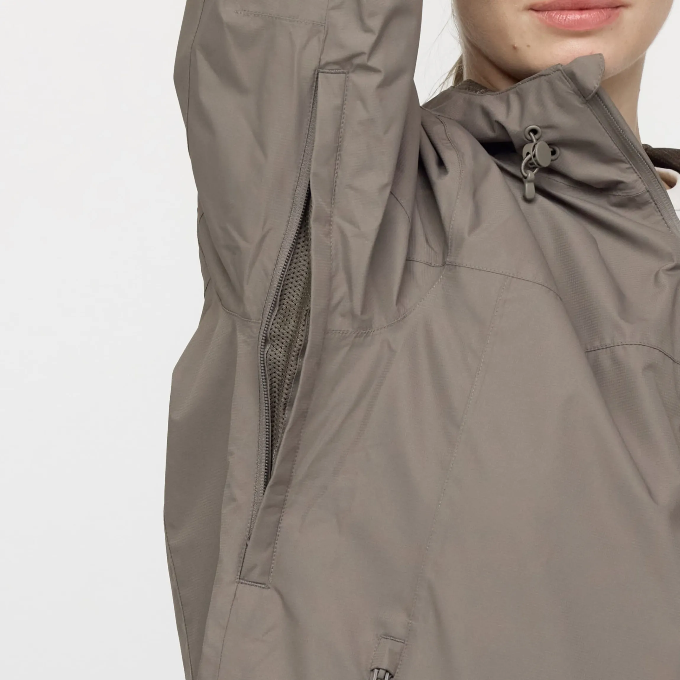 Puffer 3in1 Rain Jacket Taupe