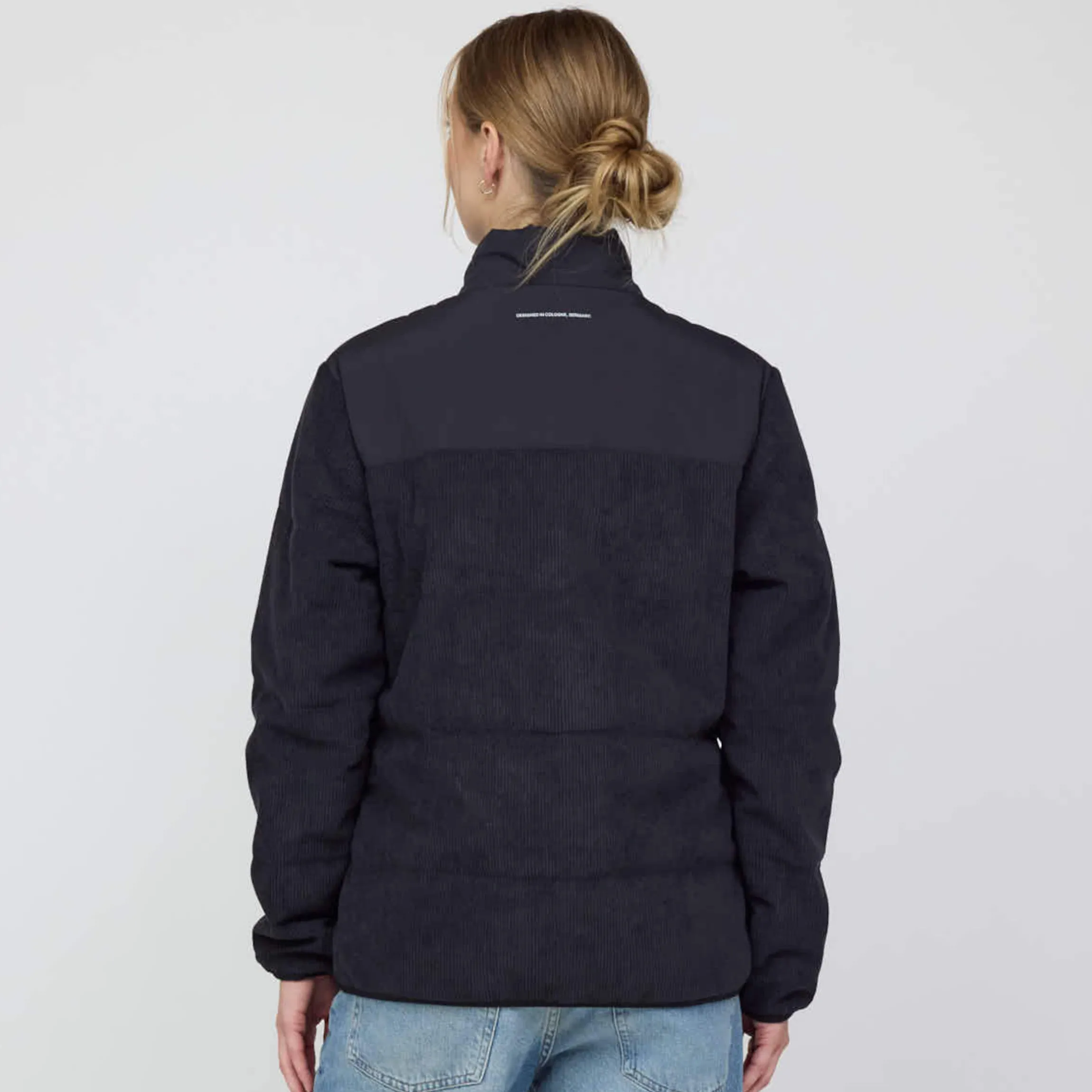 Puffer Jacket Cord All Black