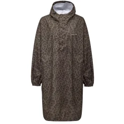 Rain Poncho Leo Dark Brown