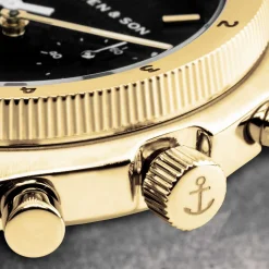 Rise Small Gold Black Steel