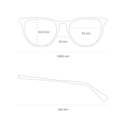 Rome Transparent Hazel Brown