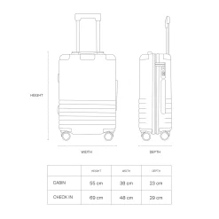 Set Heathrow Aluminium Silver