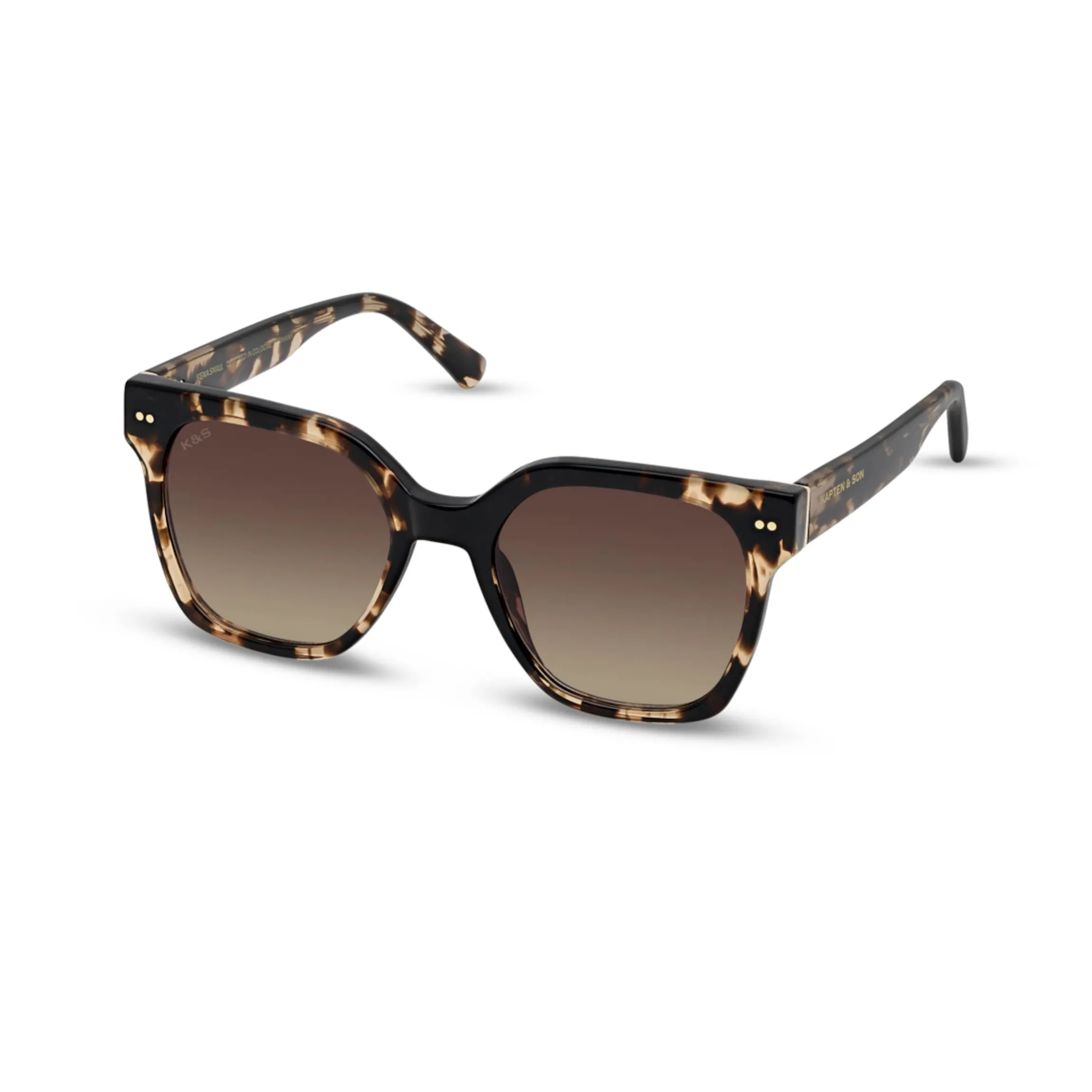 Siena Small Crystal Tortoise Brown