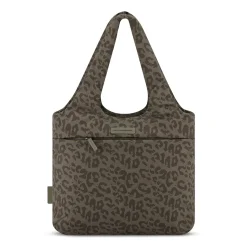Skara Cloud Shopper Leo Dark Brown