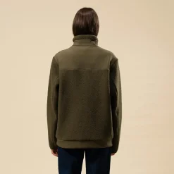 Teddy Fleece Jacket Forest Green