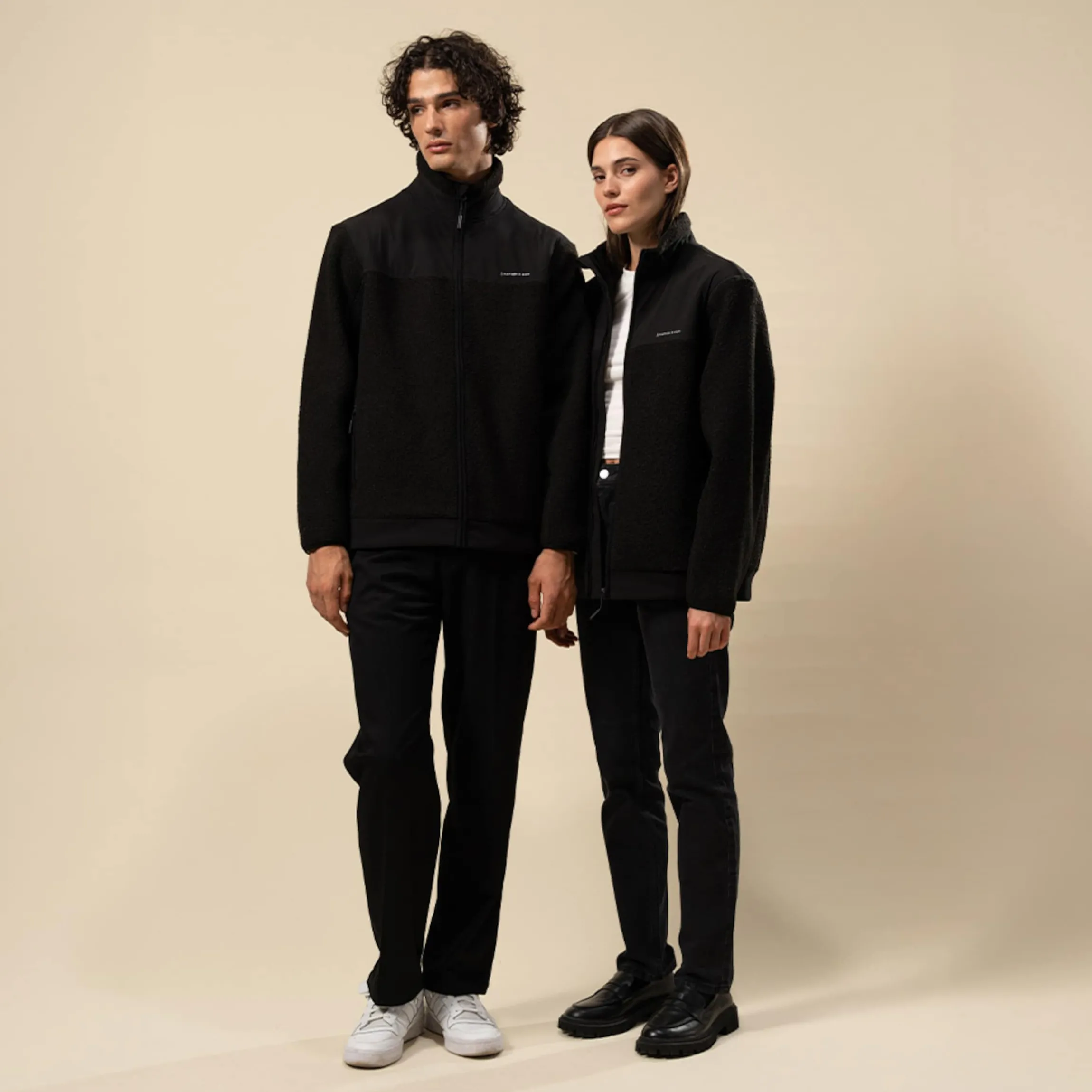Teddy Fleece Jacket Midnight Black