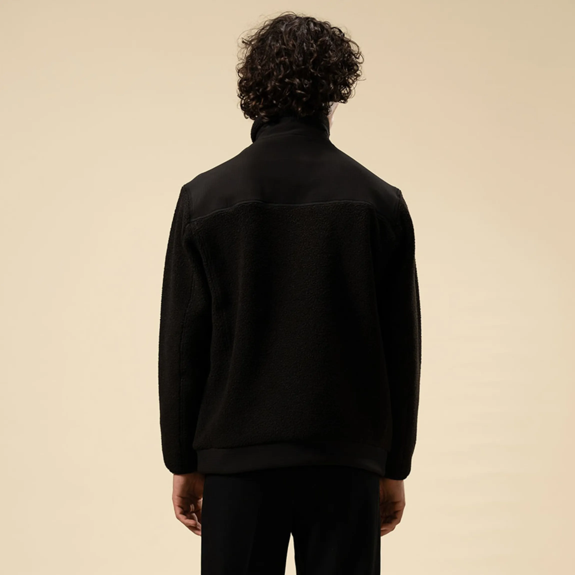 Teddy Fleece Jacket Midnight Black