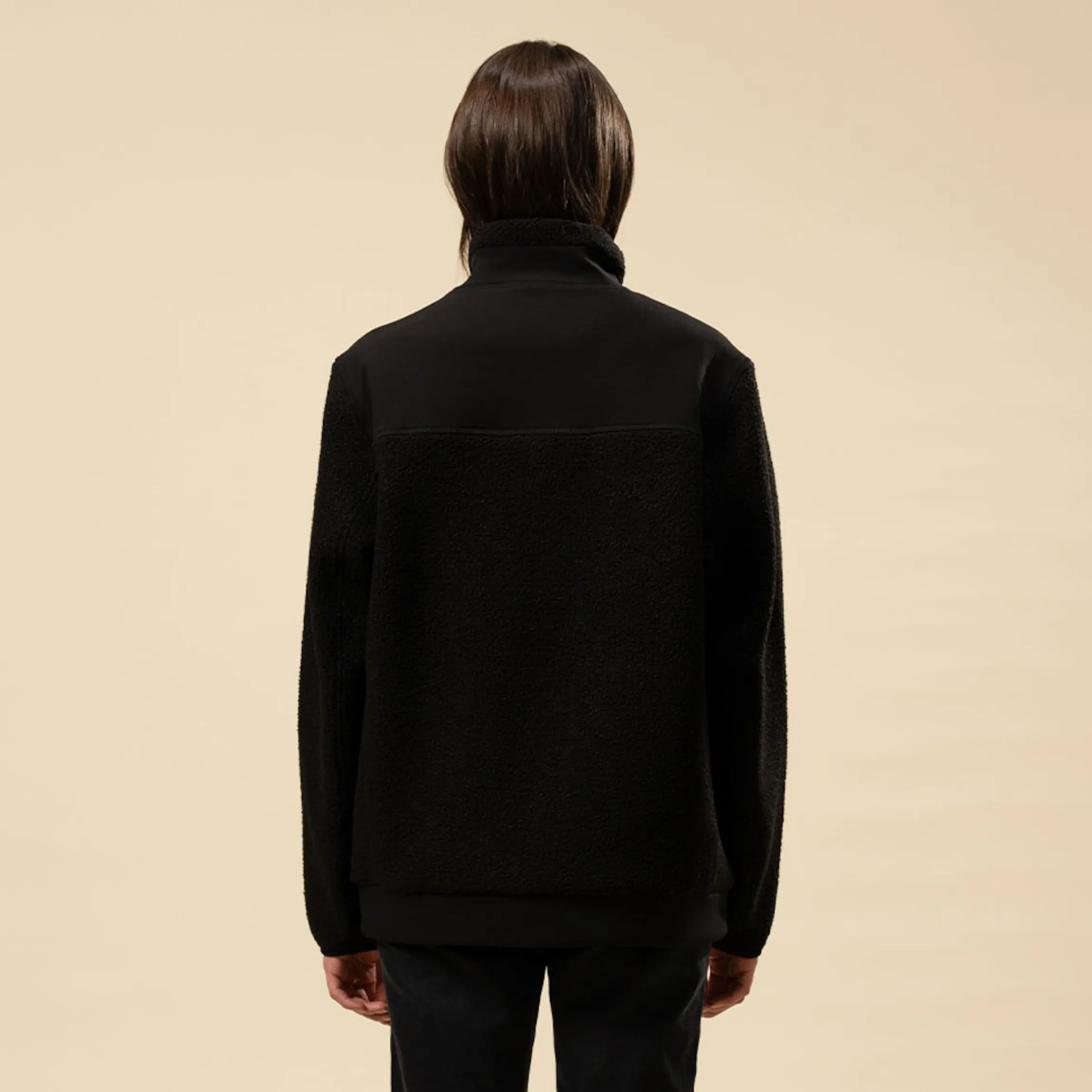 Teddy Fleece Jacket Midnight Black