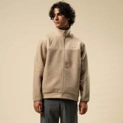 Teddy Fleece Jacket Sandstone