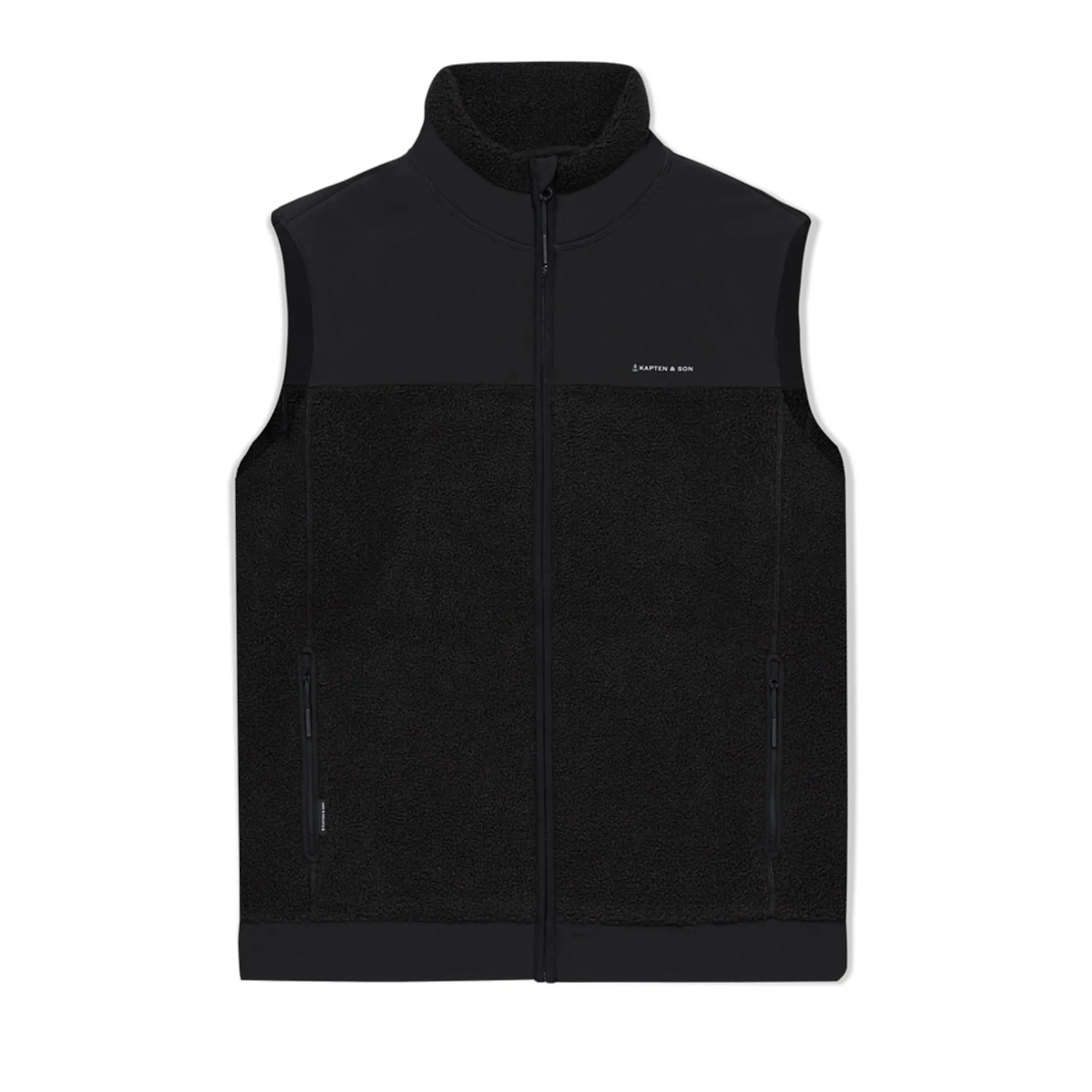Teddy Fleece Vest All Black