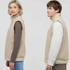 Teddy Fleece Vest Sandstone