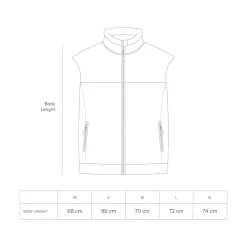 Teddy Fleece Vest Sandstone
